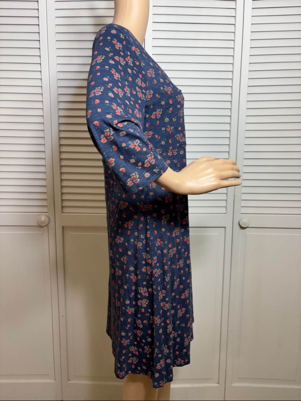 Toad & Co Rosalinda Dress in True Navy Floral Medium - Picture 6 of 15